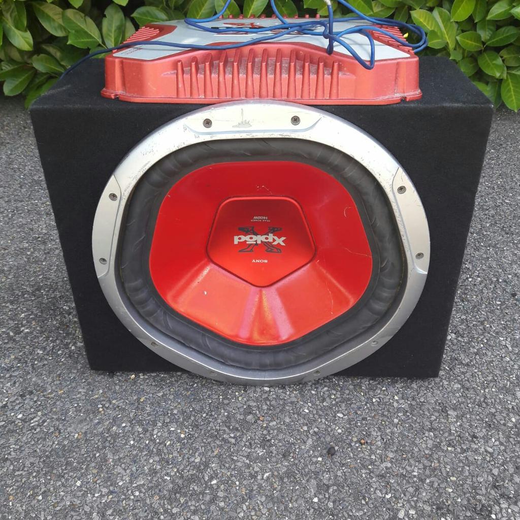 Sony xplod 1400w store subwoofer