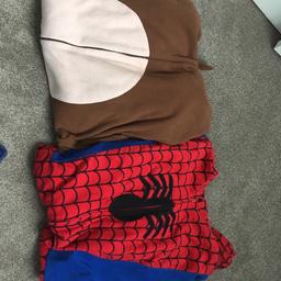 Monkey and Spider-Man onsies size XL