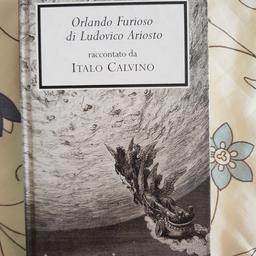 Vendo libro Orlando Furioso di Ludovico Ariosto raccontato da Italo Calvino". In buone condizioni.
Disponibile a spedire con piego libri, spese a carico dell'acquirente.