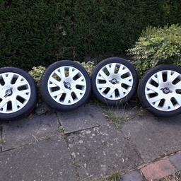 4 Citroen alloy wheels and tyres for sale