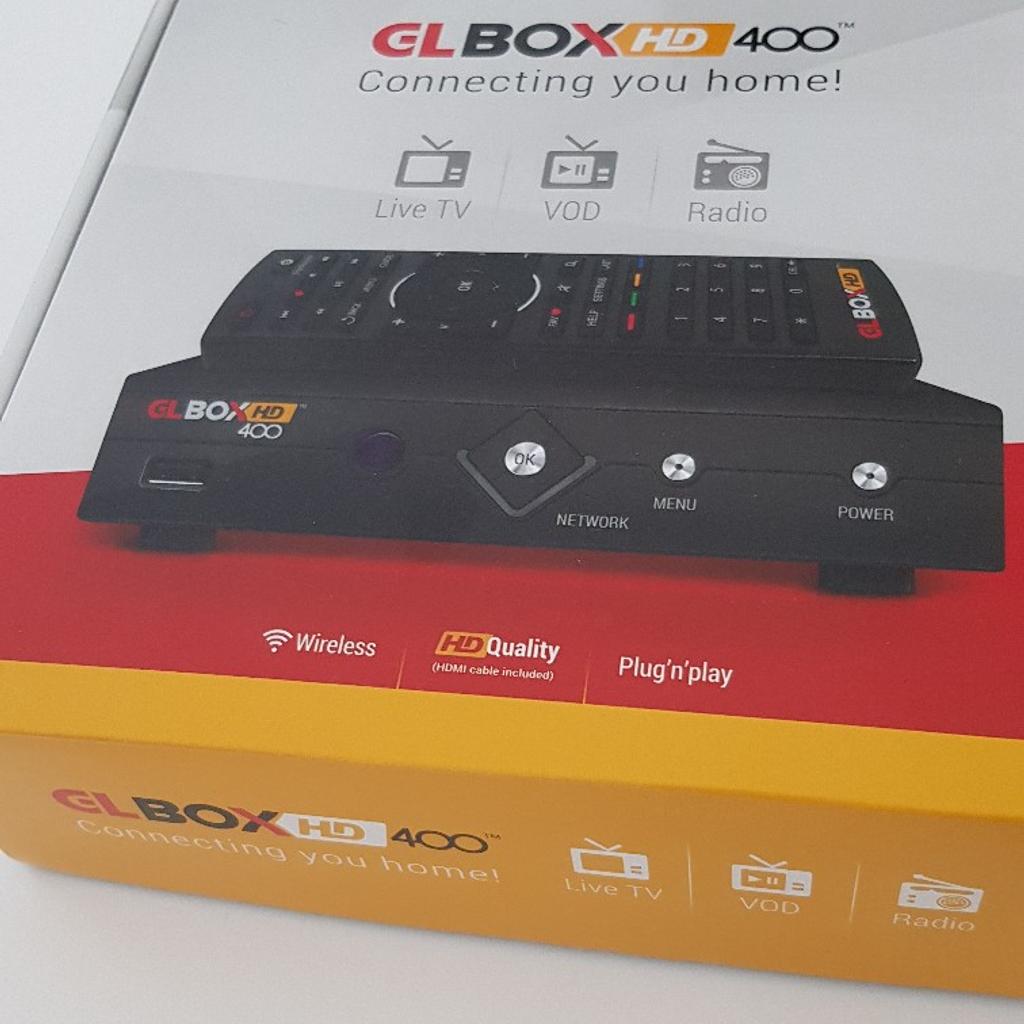 GLBOX HD 400 IPTV Box in 9430 St. Margrethen für 160,00 € zum Verkauf