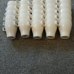 Here we have up for sale this job lot of white cups from ikea ,25 in total as new used for a charity night a few times so still in as new condition ,buyer to collect from nantwich