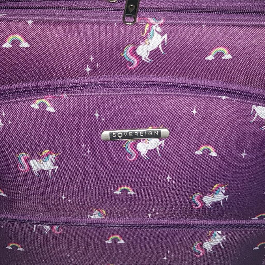 Sovereign unicorn suitcase on sale