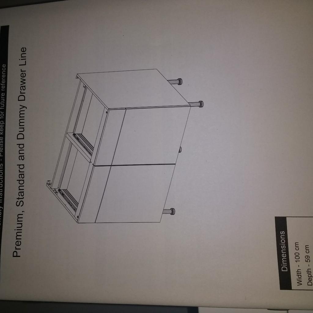 Kitchen 1000mm drawer line base unit in Helsby for £25.00 for