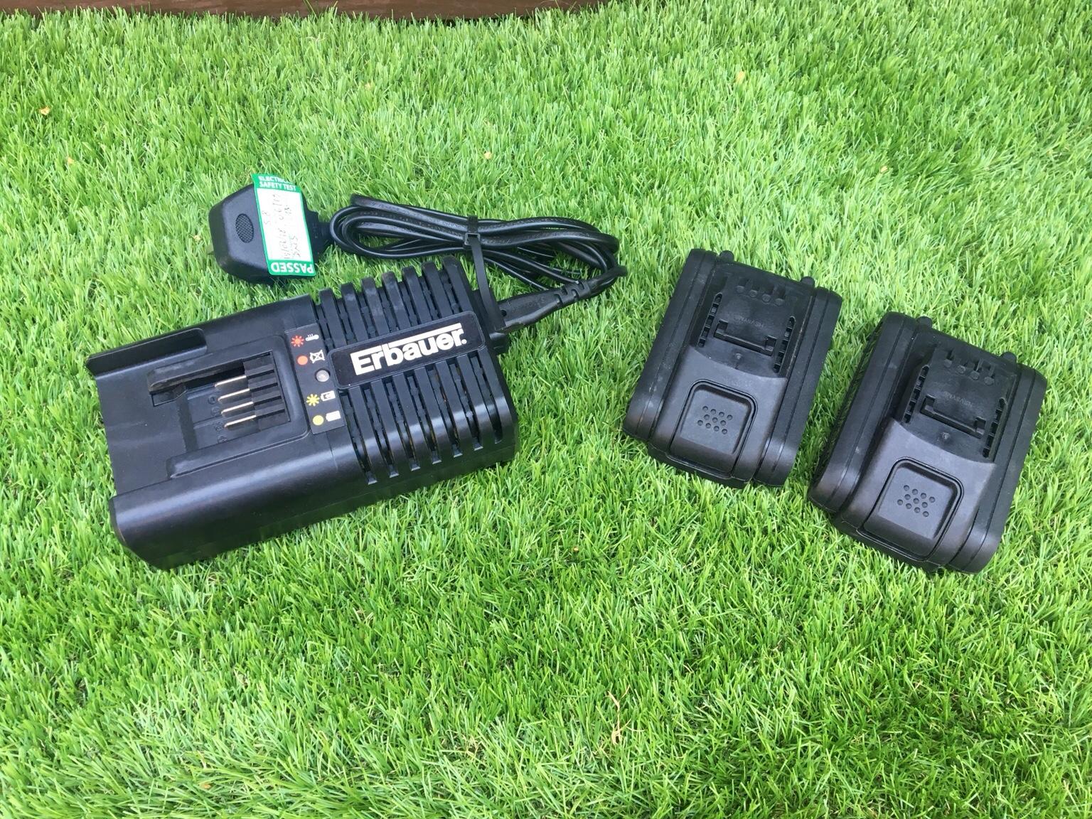 Erbauer 18v battery and charger hot sale