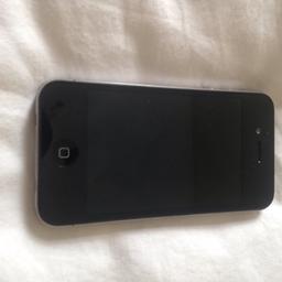 Black iPhone 4, in perfect condition no scratches on the screen, works perfectly and unlocked to all networks. Comes with charger.