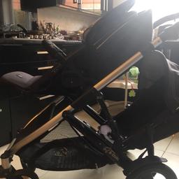 Comes with 2 seats as shown, also car seat and attachment for bottom and also carrycot for top of pushchair, can be used with or without 2nd seat, cosy toes and raincovers also included selling due to been no longer needed £60 Ono can deliver if needed