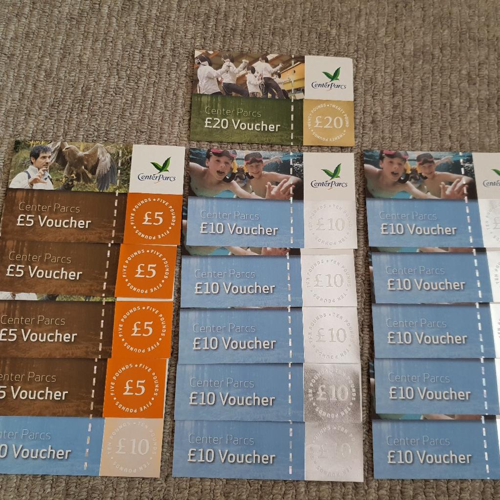 £150 Center Parcs Vouchers in B78 Warwickshire for £100.00 for sale