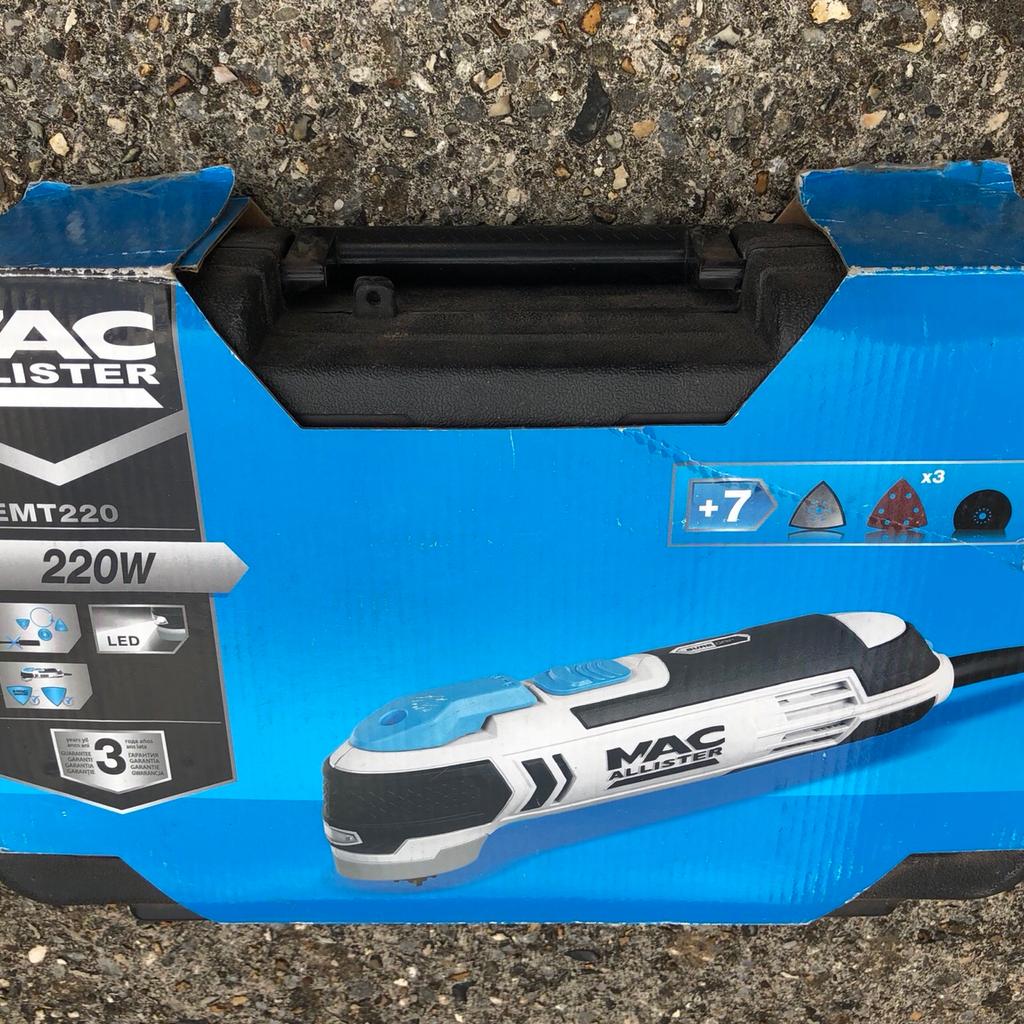 MacAllister MEMT220 220W multitool in CB10 Uttlesford for £25.00 for