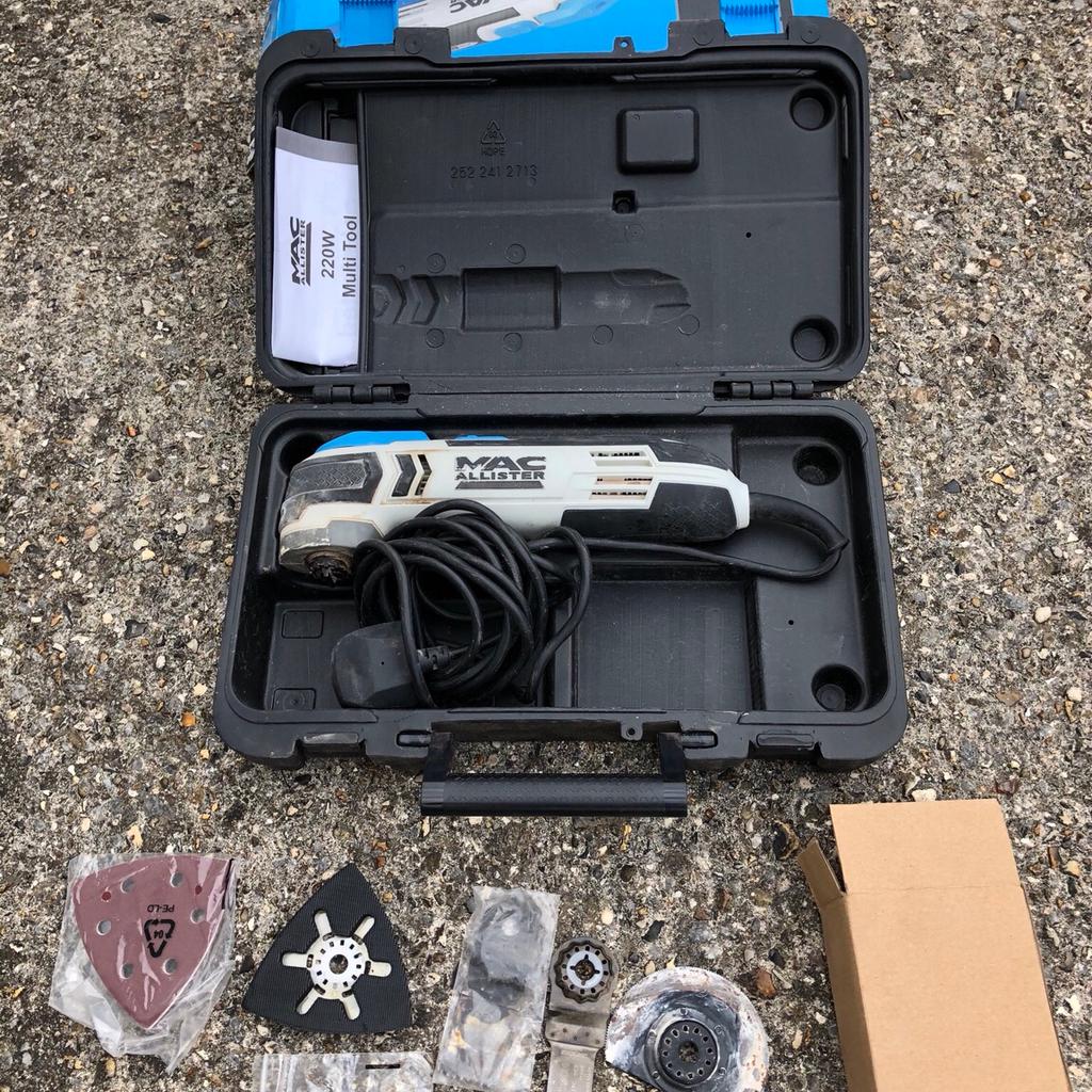 MacAllister MEMT220 220W multitool in CB10 Uttlesford for £25.00 for