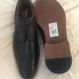 Black men’s shoes, size 12
Unworn as bought wrong size
Labels still on 
Bought for £55