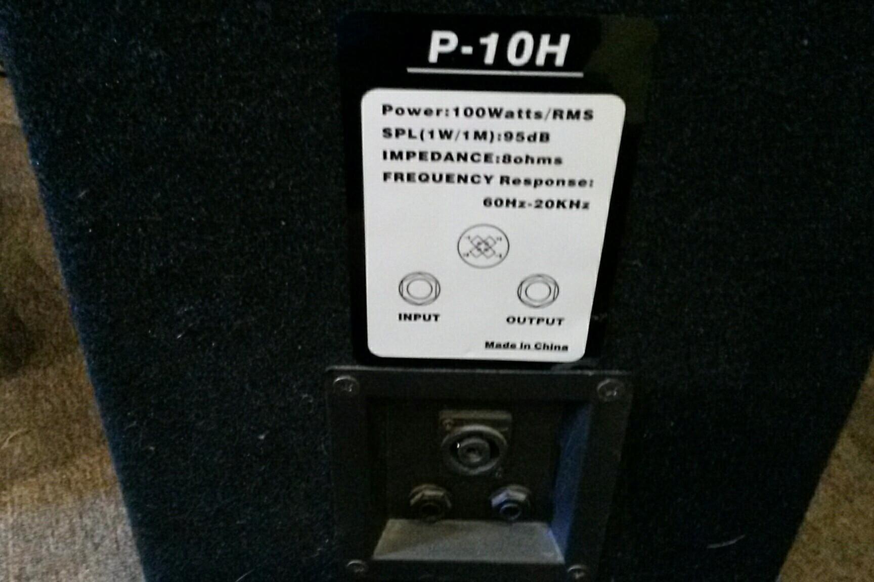 Amp + 100 watt speakers + stands & leads in BN3 Hove für 80,00 £ zum Verkauf Shpock DE