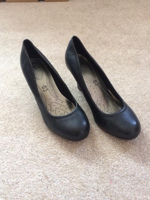 Buy & Sell Staffordshire Newcastle-under-Lyme - Photos for M & S leather wedge shoes size 3.5