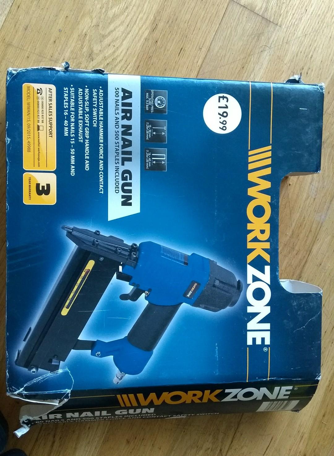 Workzone Air Nail Gun in M21 Manchester for £10.00 for sale Shpock