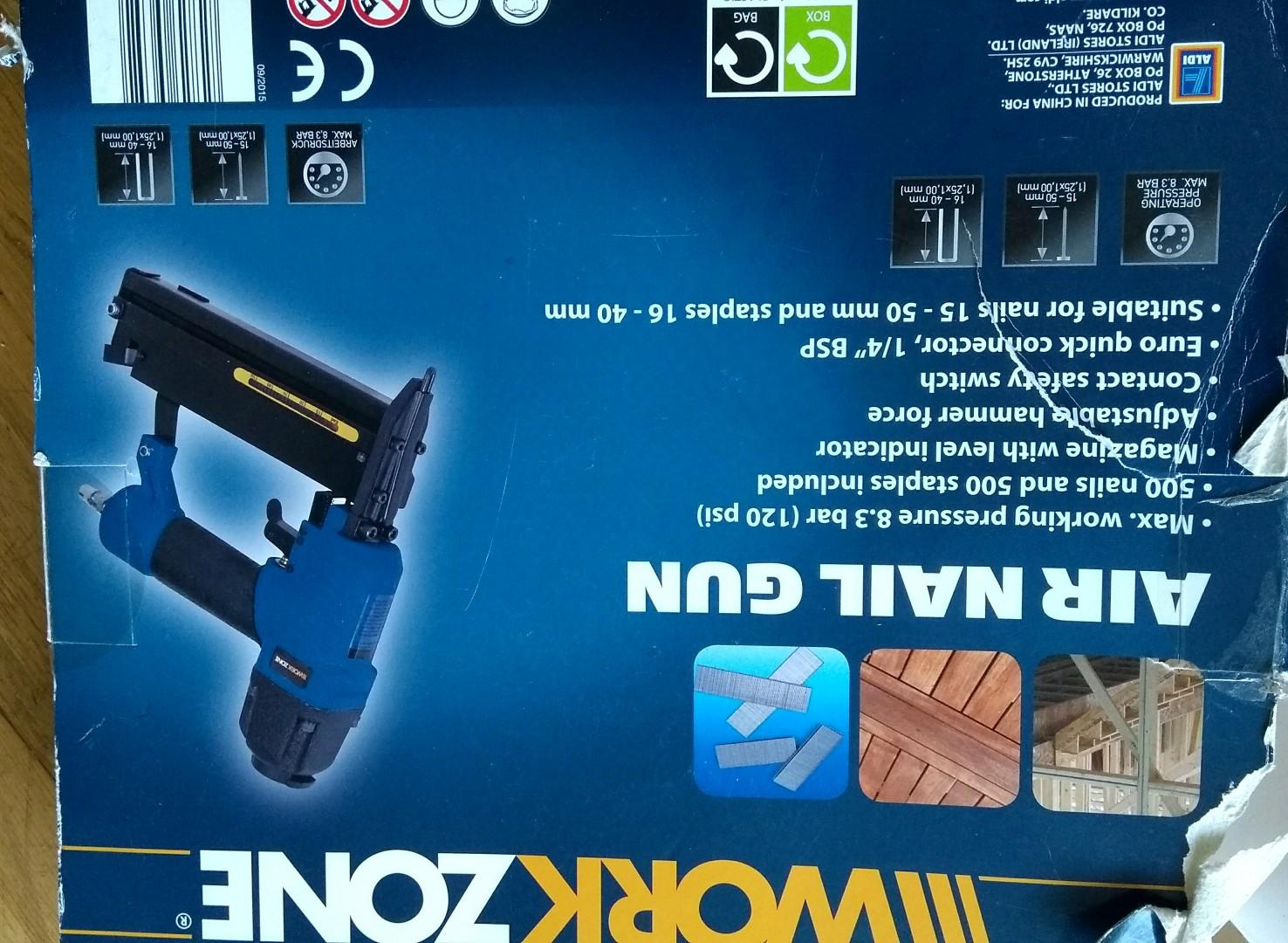 Workzone Air Nail Gun in M21 Manchester for £10.00 for sale Shpock