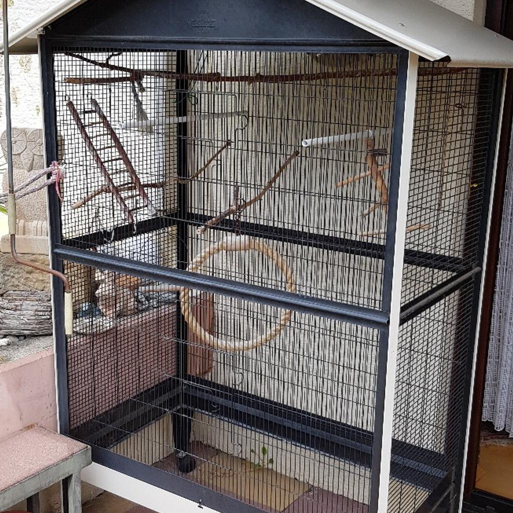 Dehner - Voliere/Vogelkäfig mit Zubehör in 67098 Bad Dürkheim für 59,00 € zum Verkauf