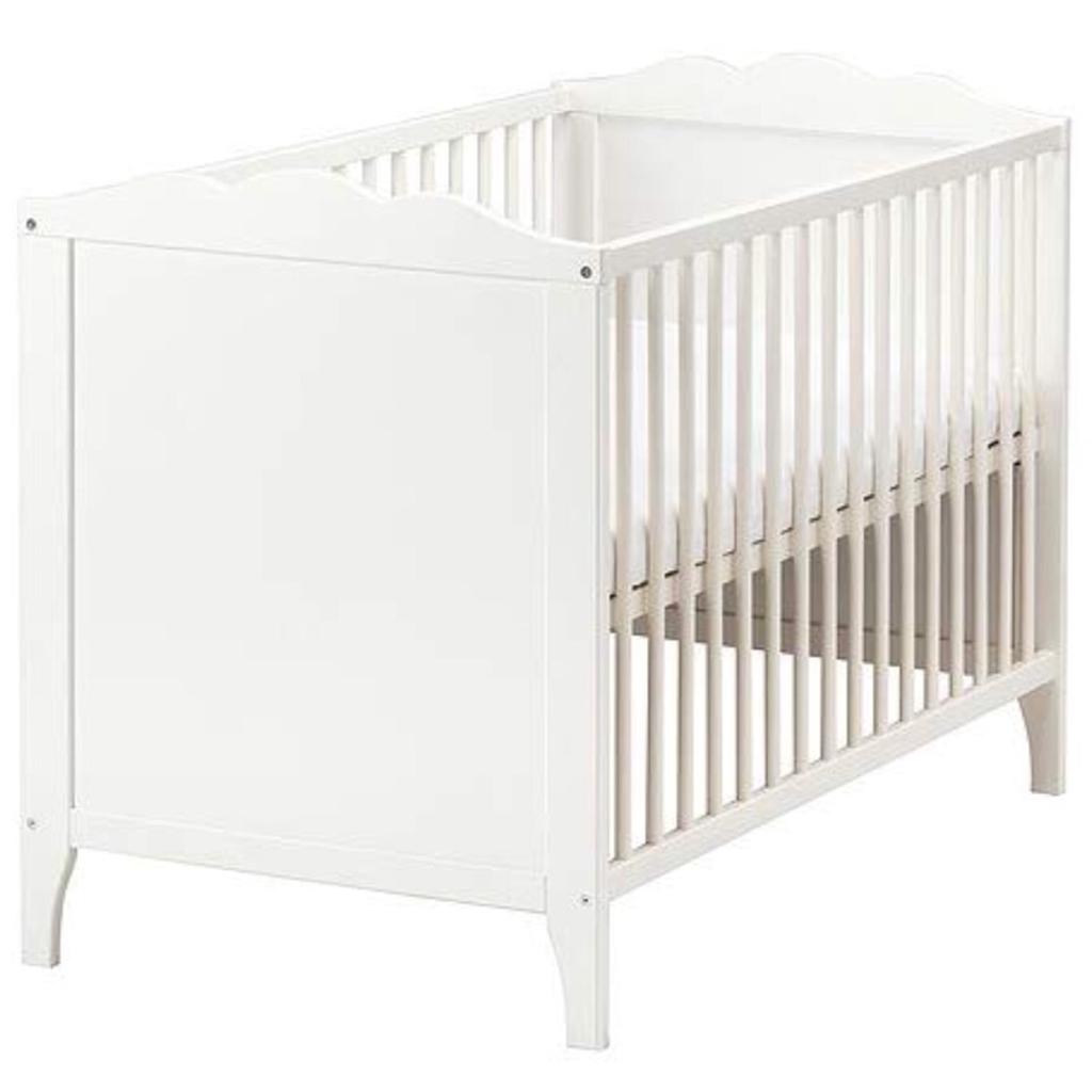 Ikea hensvik white cot crib with bedding in DE7 Erewash für 40,00 £ zum