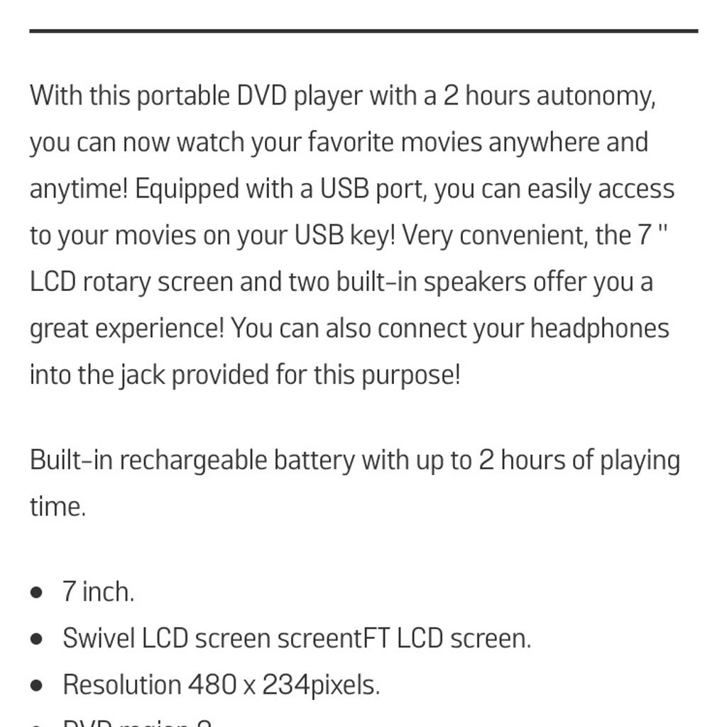 Peppa pig Portable DVD Player in LS12 Leeds für 50,00 £ zum Verkauf