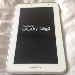 7 inch Samsung galaxy tab 2, works perfectly hardly used since buying from new. Comes with charger.