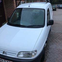2001 Citroen berlingo van daily user in reasonable condtion few dents and rear doors are dented this has never bothered me MOT until October clutch was done 200 miles ago has also had recent battery and glow plugs starts on the button every time only selling as my job now requires a bigger van so sadly this has to go 
No timewasters I would rather keep it if no interest 
No test drives without full deposit in hand and valid insurance which WILL BE CHECKED