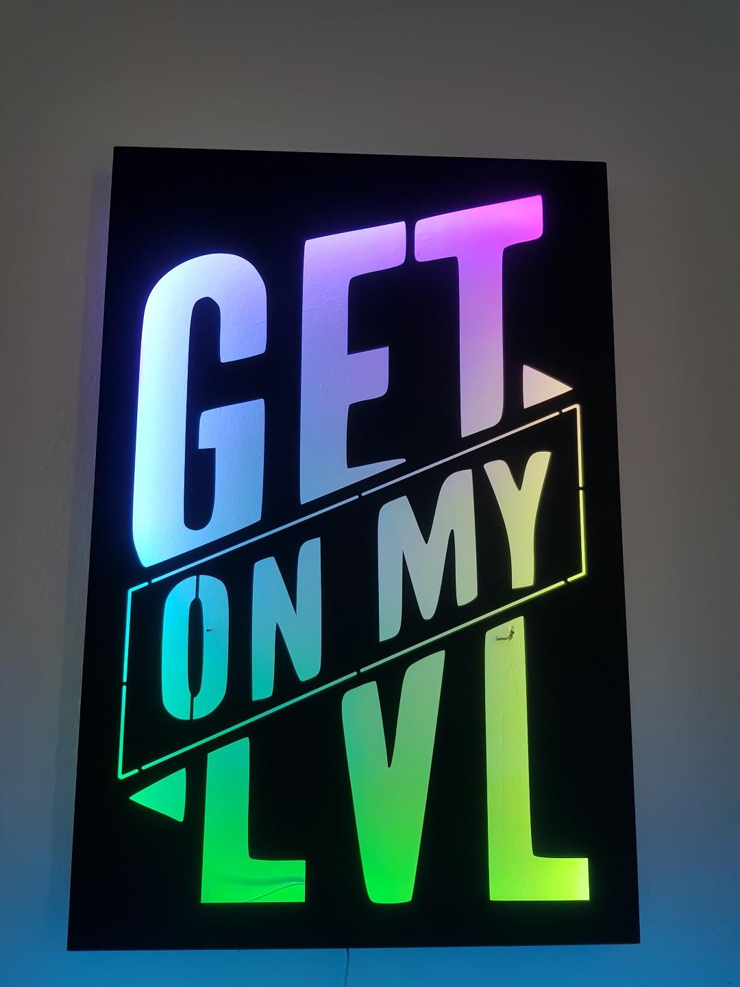 Get on my lvl schild in 4690 schwanenstadt f r 1 00 zum verkauf