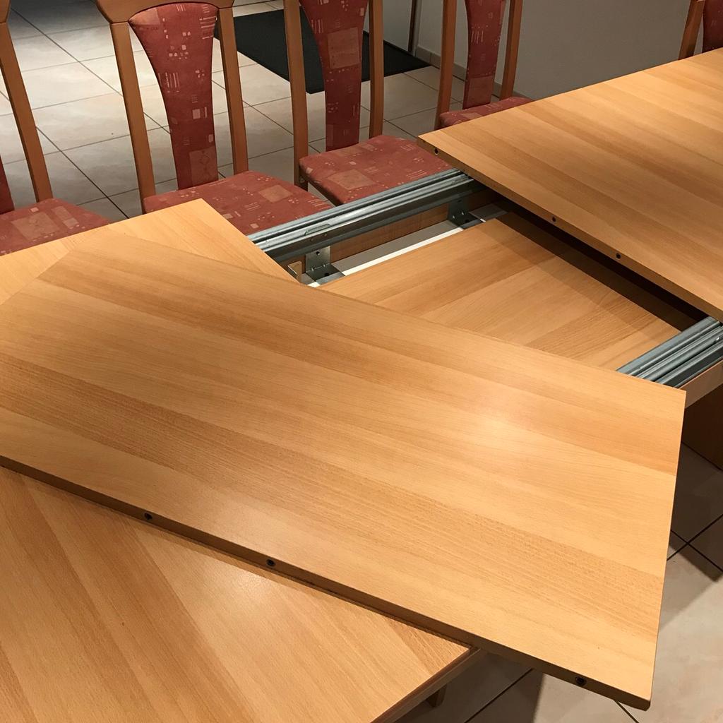 Esstisch ausziehbar (160360cm) und 12 Stühle in 9471 Buchs (SG) für