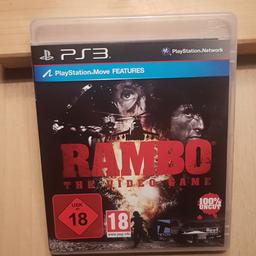 Biete hier Rambo das Kult Video Spiel für die PS3 an. Cd sowie Cover befinden sich in hervorragendem Zustand ! Versand innerhalb Deutschland möglich Versandkosten trägt Käufer . Lg