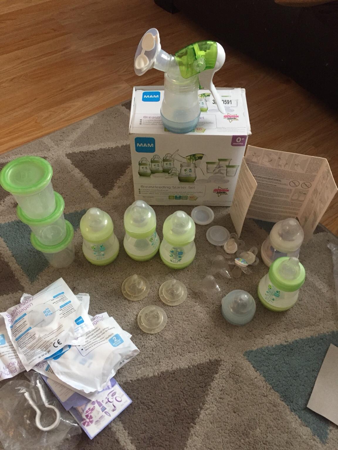 Mam breast pump and bottles in B25 Birmingham for £12.00 for sale Shpock