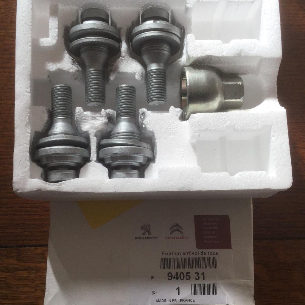 Citroen C1 Alloy wheel anti theft locking set in B44 Birmingham for £15