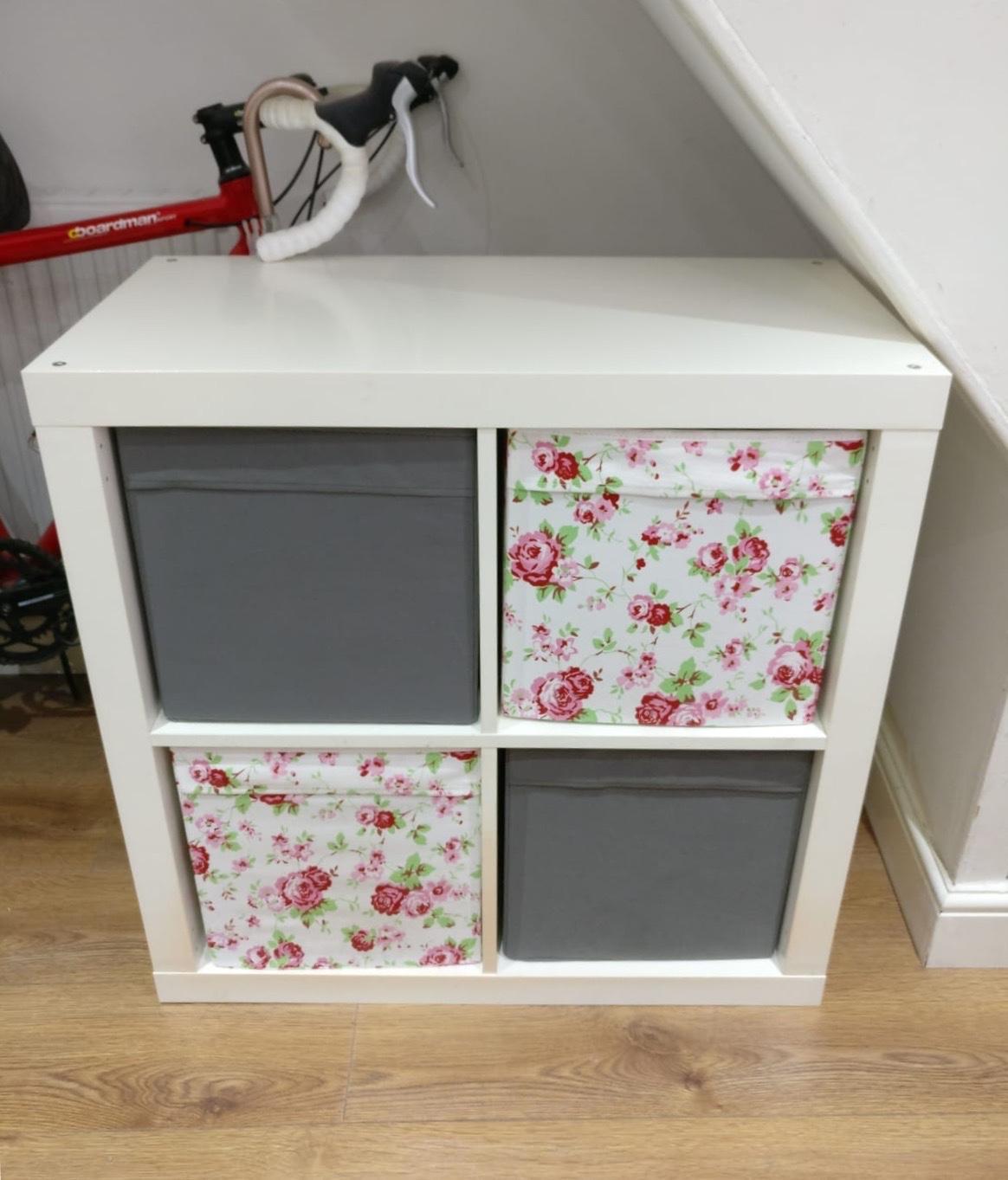 IKEA kallax shelving unit & 4 storage boxes in L15 Liverpool für 20,00