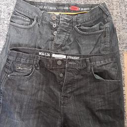River island jeans straight (32/ 32)

New Denim jeans straight (34/34)

Sold as seen