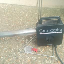 Grenadier electric firelighter, perfect for lighting fires and BBQ's. It is in excellent condition as it has only been used a couple of times.  Buyer to collect.
