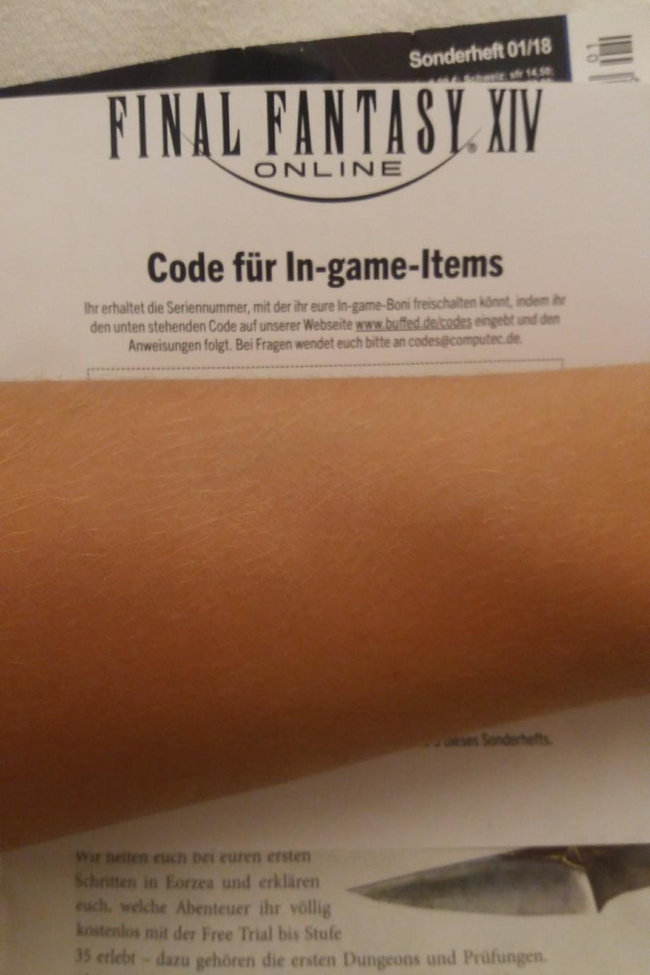 Final Fantasy XIV Codes in 41366 Schwalmtal für gratis zum Verkauf ...