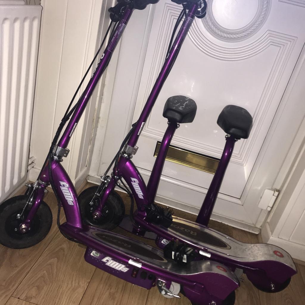 2x razor (ET 013) electric scooters in CR0 London for £90.00 for sale