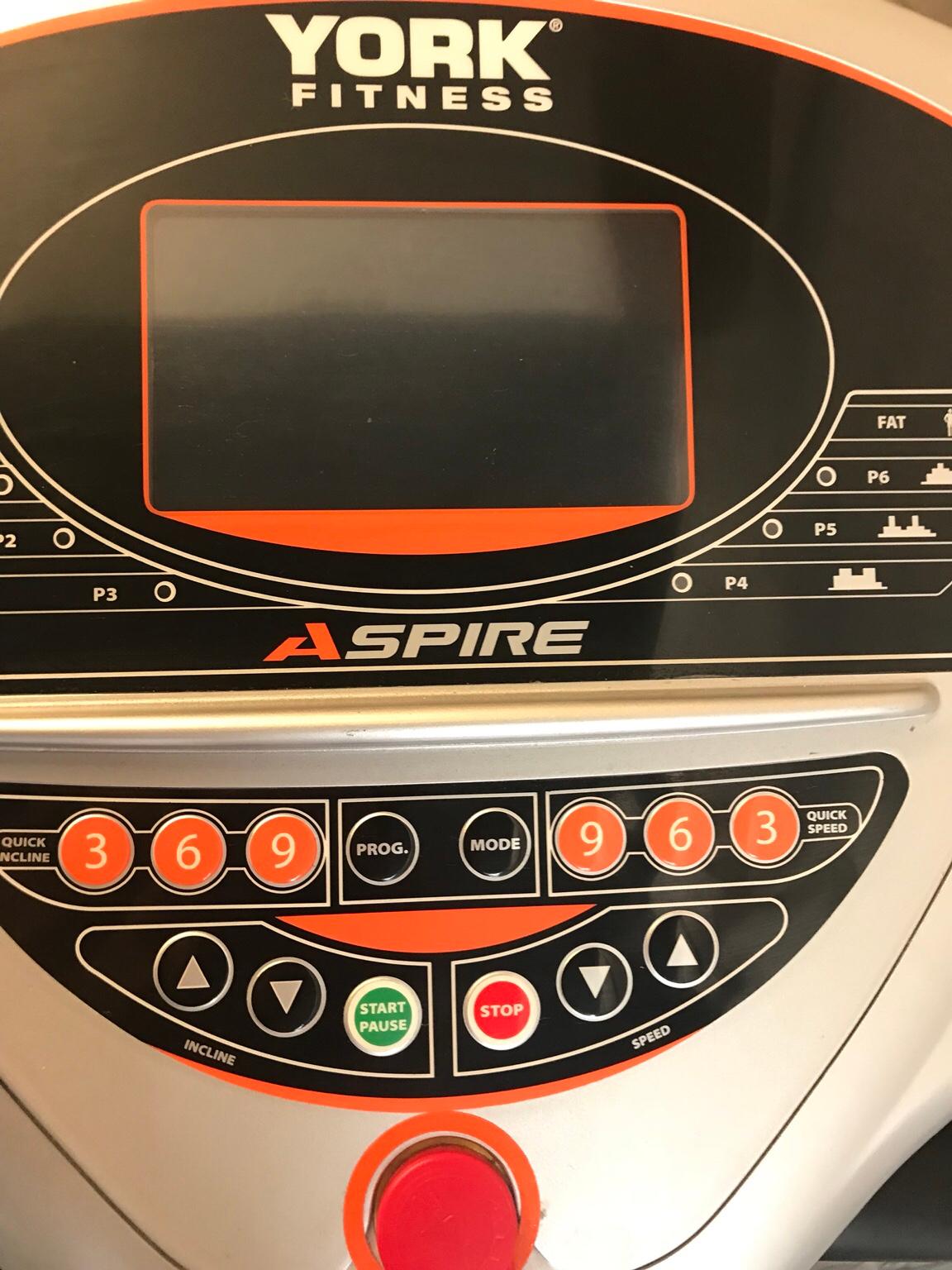 York fitness aspire online treadmill manual