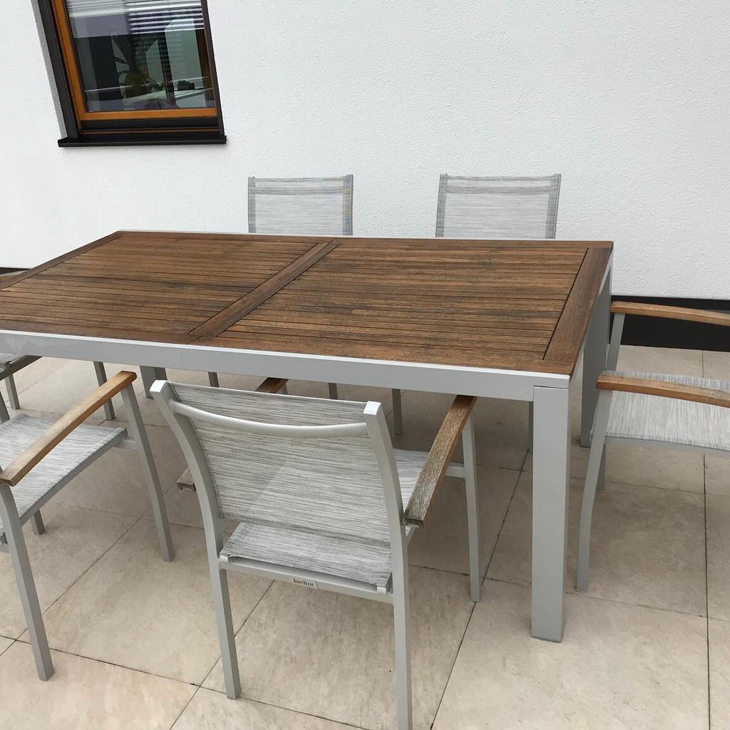 Jardini Sitzgarnitur Tisch Stühle ausziehbar in 6423 Mötz für € 150,00