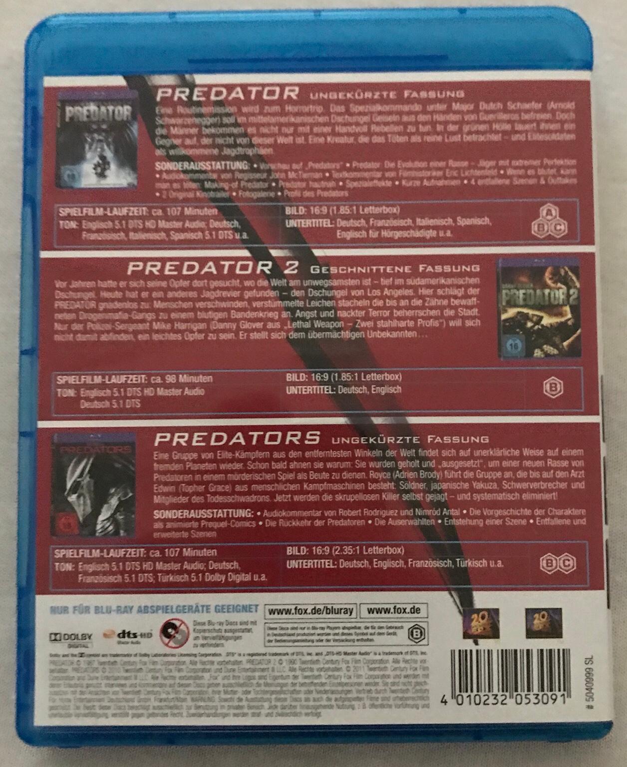 PREDATOR Collection BluRay in 49477 Ibbenbüren für 5,00 € zum Verkauf ...