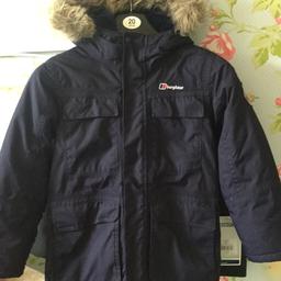 Antarctica expedition navy blue coat. Good condition