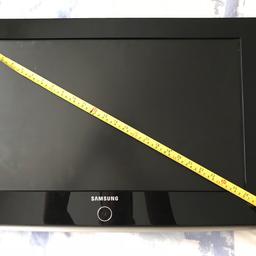 Samsung lcd tv 26”
No remote but works with side buttons on tv
No stand as was wall mounted