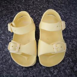 Size 3 yellow sandals from next. Collection cv2