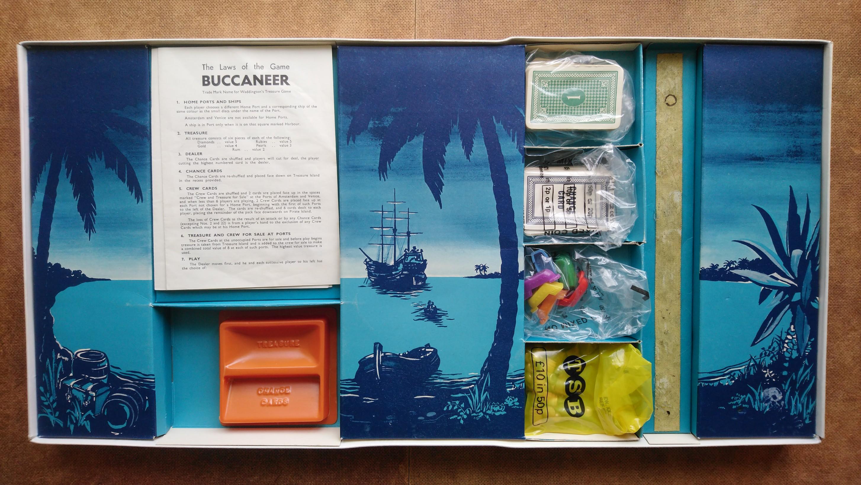 Buccaneer Board Game By Waddingtons 1958 In DA16 Bexley For £110.00 For ...