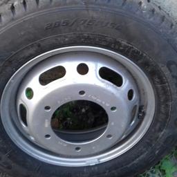 For sale brand new Goodyear cargo g26 205/75/R16C on a rim believe rim fits a twin wheeler sprinter or buy just for tyre