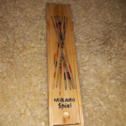Verkaufe traditionelles, gebrauchtes Mikado Spiel mit Spielanleitung. Versand muss übernommen werden. Keine Rücknahme.