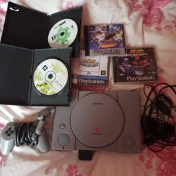 PlayStation one 1 control pad 1 memory card five games good working order

Games are:
Theme hospital
Shrek treasure hunt
Spyro year of the dragon(worth least £15 on its own)
Moto racer
Moto racer 2