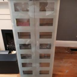 DVD CD case book shelf with glass doors.
Quite heavy
Will deliver local for petrol