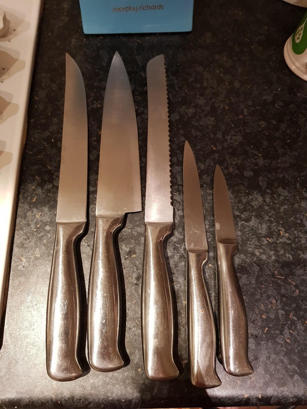 Morphy Richards Baby Blue Knife Set in WS13 Lichfield for £10.00 for sale Shpock