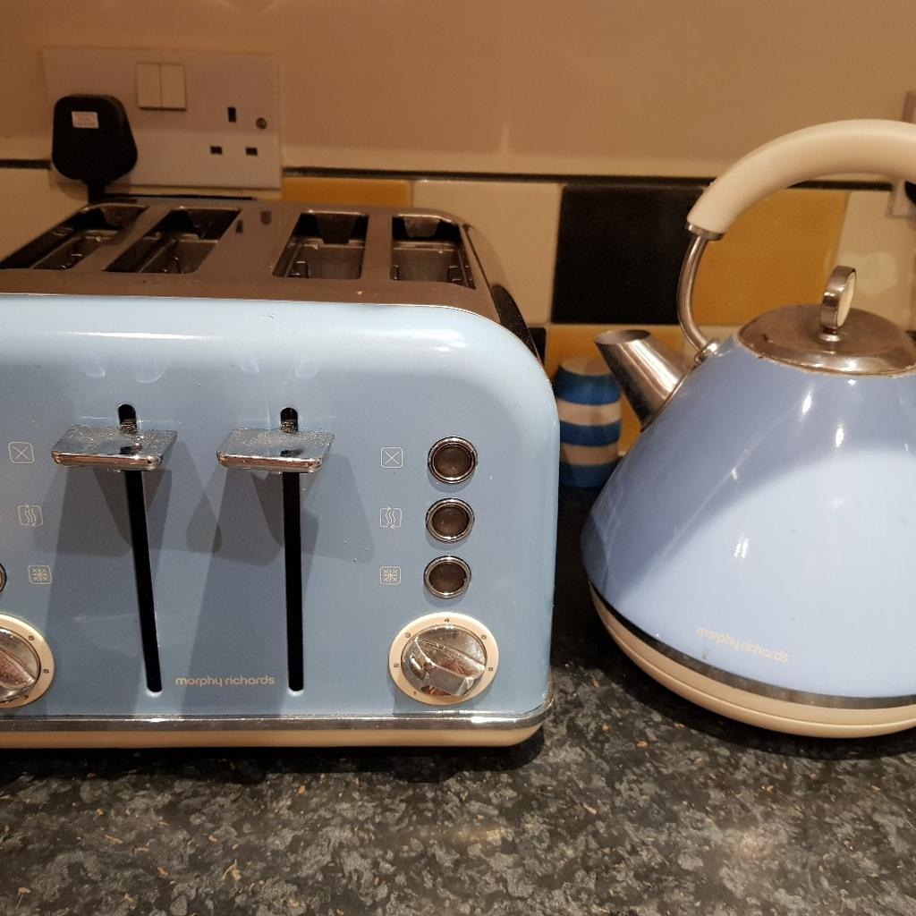 Morphy Richards Baby Blue Kettle & Toaster in WS13 Lichfield for £10.00