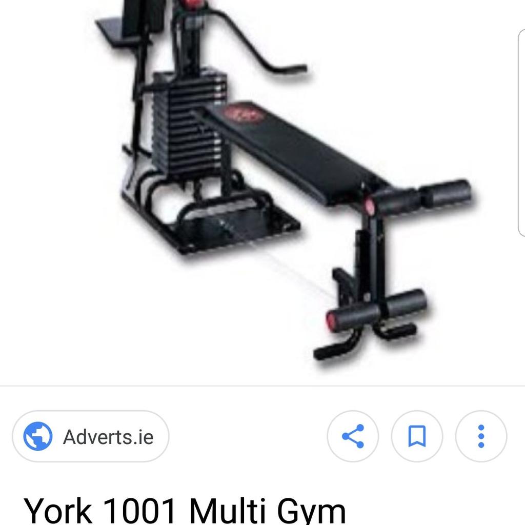 York 1001 multi gym in NG17 Ashfield for 70.00 for sale Shpock