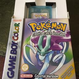 Boxed Pokemon Crystal with original box. Can delivered within a 5 mile radius. Cash on receipt only, will not post. £35 or best offer.