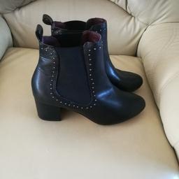 Black ankle boots. Size 6 worn only once